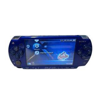 Sony PlayStation Portable 2001 - Metallic Blue Handheld System (Used Handheld)